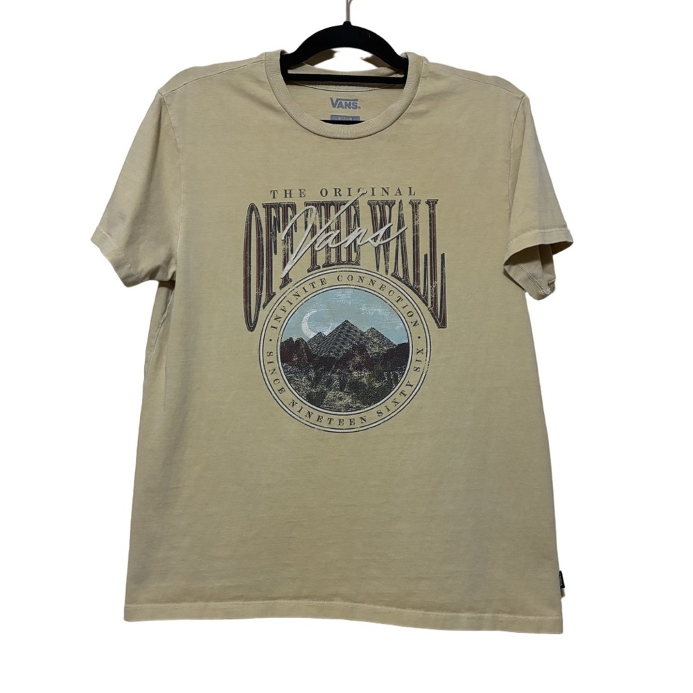 Vans Infinite Connection Off The Wall Shirt Men’s M Dark Yellow Short Sleeve